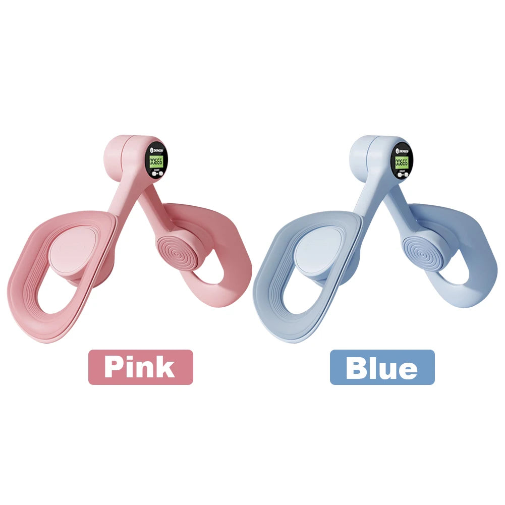 Pelvic Floor Muscle Trainer Pelvic Floor Strengthener with Counter Thigh Master Non Slip Ergonomic Thigh Exerciser for Gym Yoga