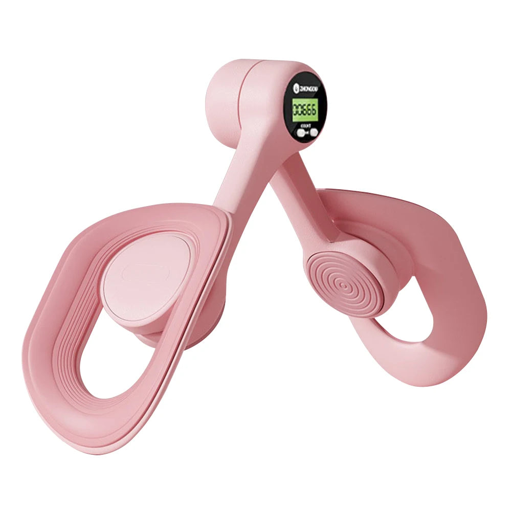 Pelvic Floor Muscle Trainer Pelvic Floor Strengthener with Counter Thigh Master Non Slip Ergonomic Thigh Exerciser for Gym Yoga